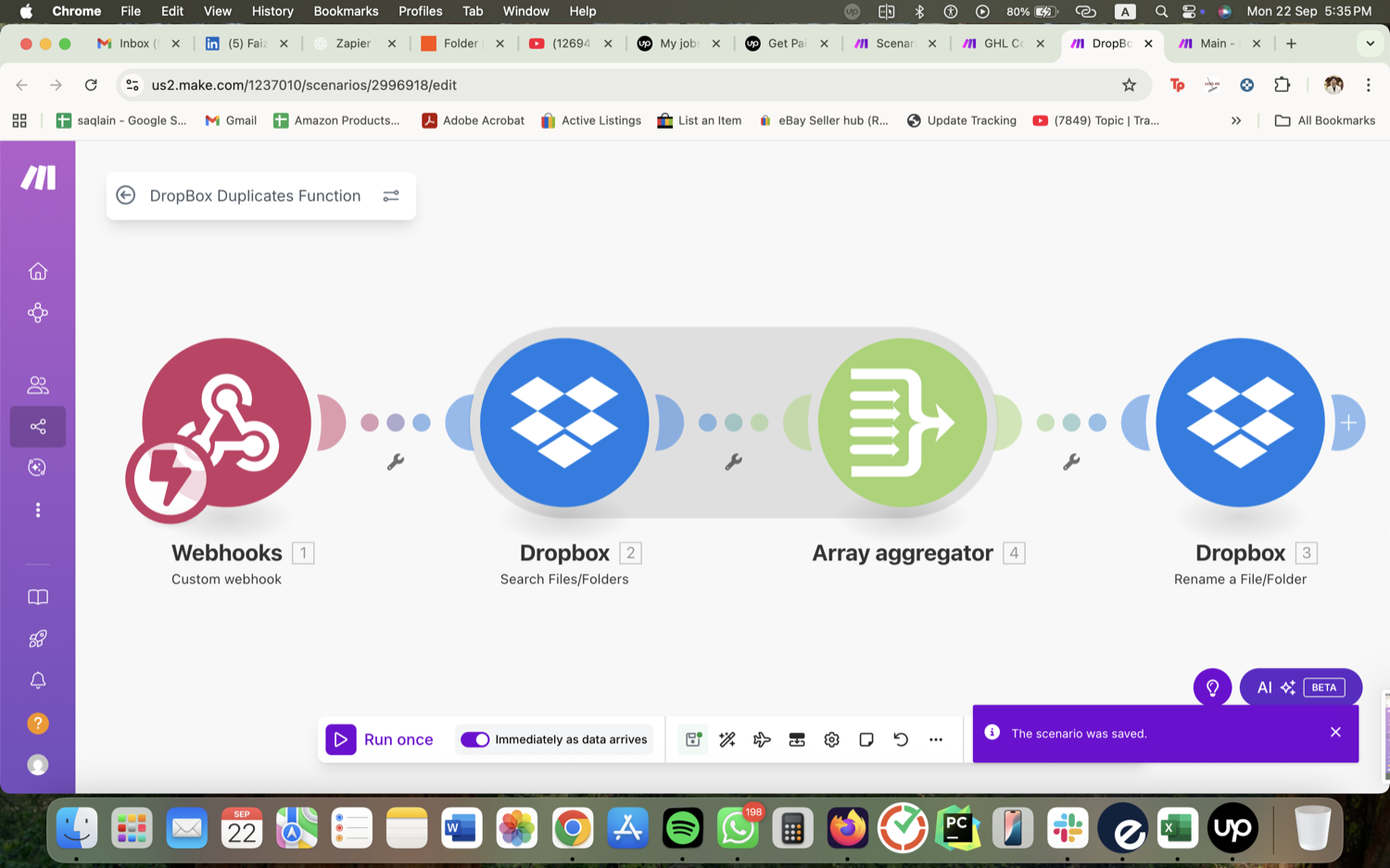 Sync GoHighLevel Files & Signed Docs to Dropbox (Make.com) screenshot 4